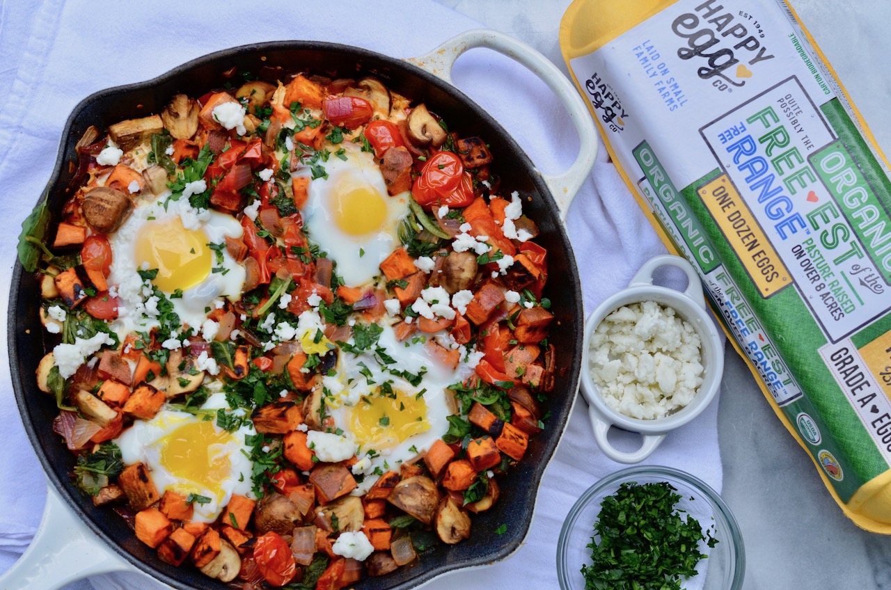 Skillet Vegetable Hash Happy Egg Co